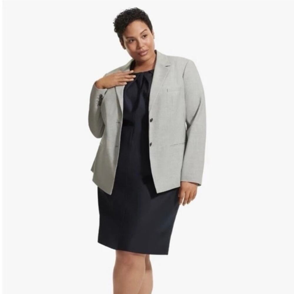 MM Lafleur The Ross Tailored Single Breasted Blazer Business Interview Grey 3X